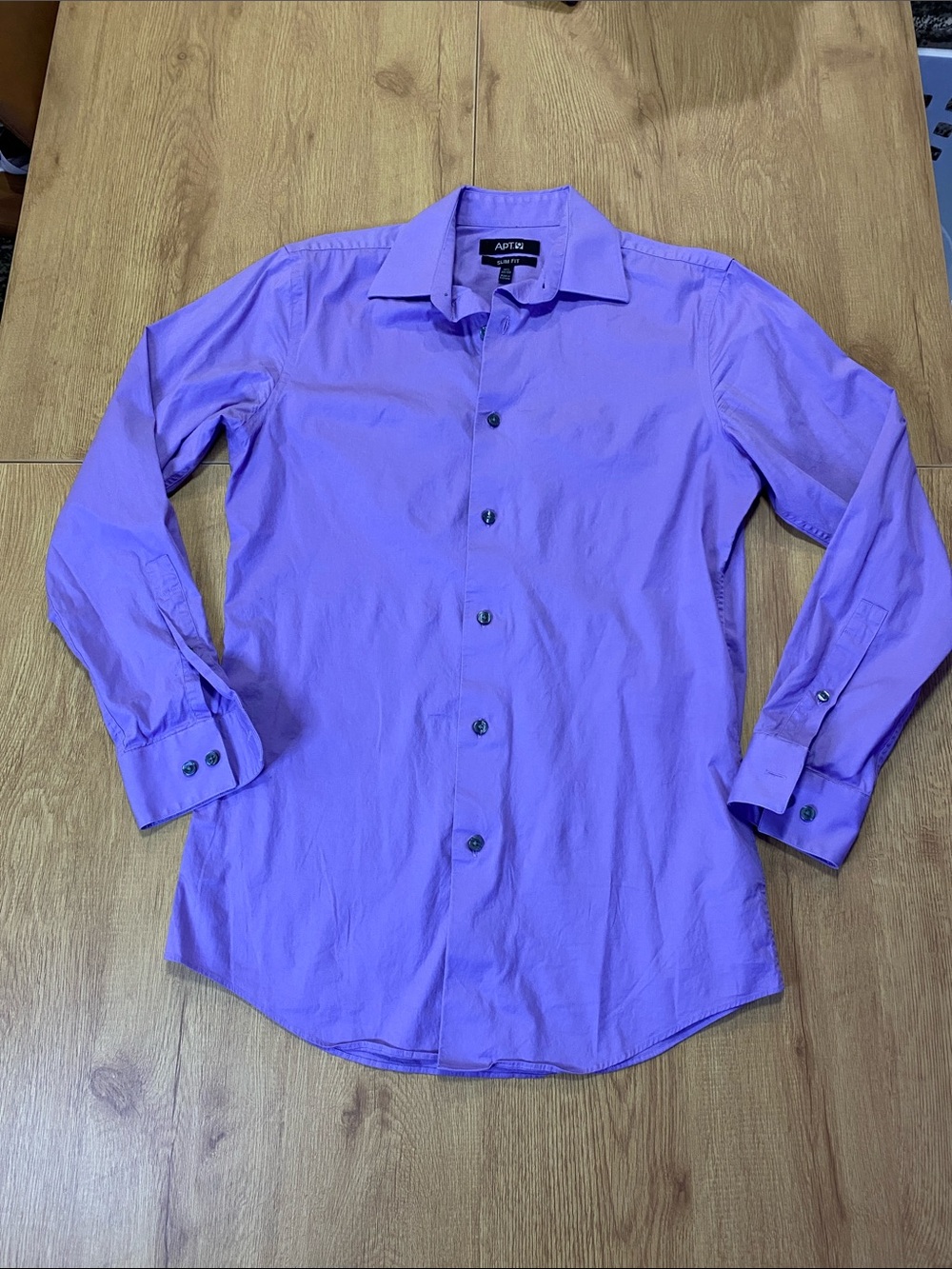 Apt. 9 Men's Purple Button-Down Dress Shirt
